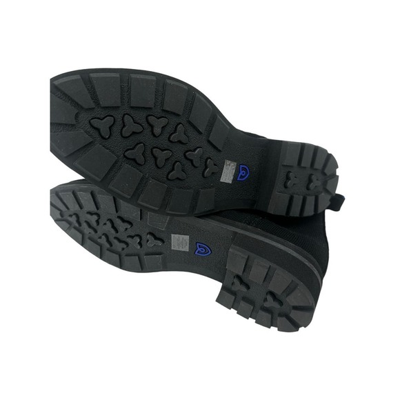 Rothy's The Lug Boot Merino Wool Lightweight Onyx Black Size W9.5 NWOB - Picture 6 of 11